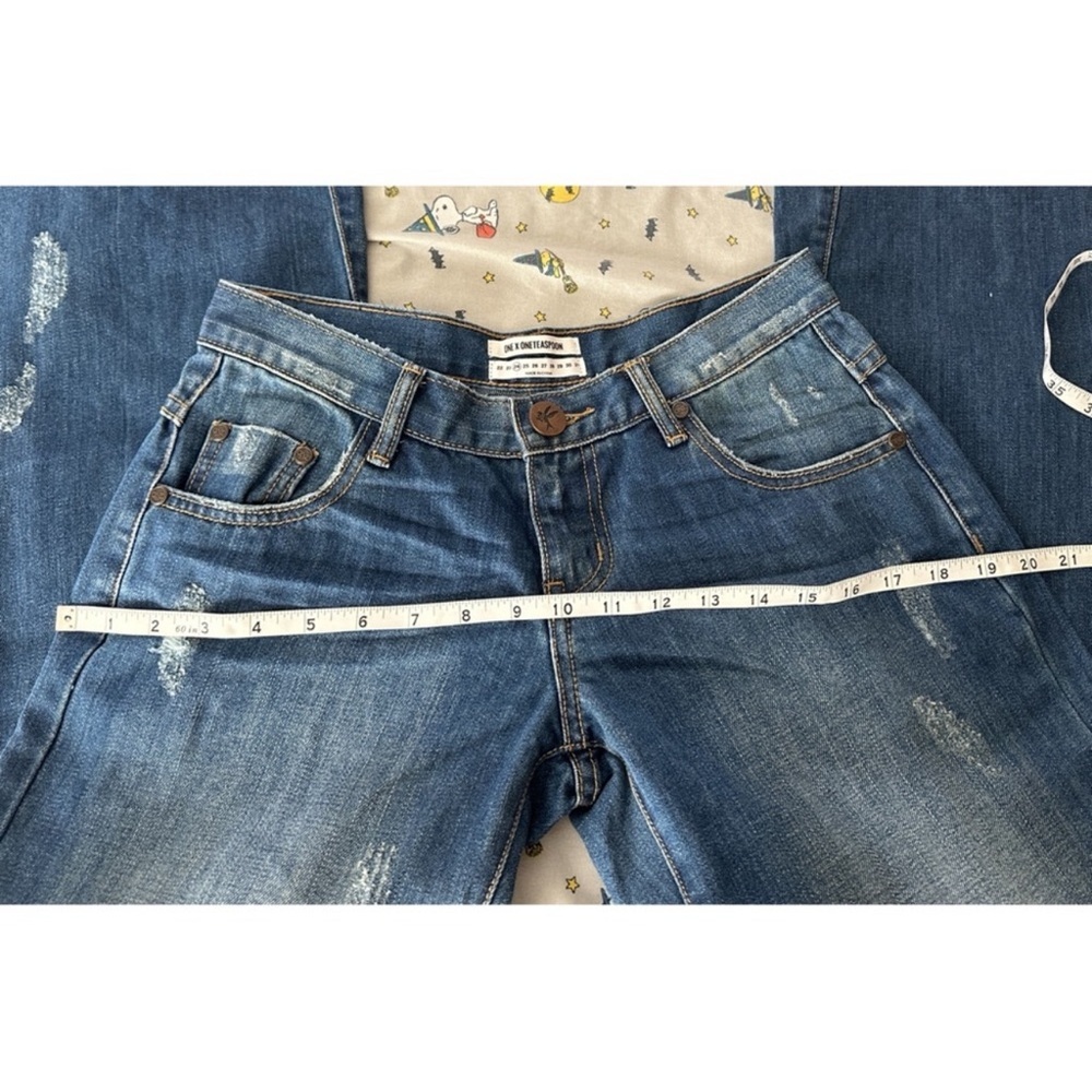 One Teaspoon Low Rise Barrel Wide Leg Jeans Style - Picture 8 of 10